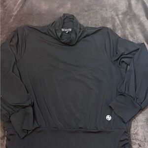 Adrienne Vittadini Black Turtleneck Blouse